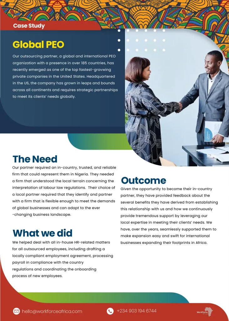 case study Global PEO cover