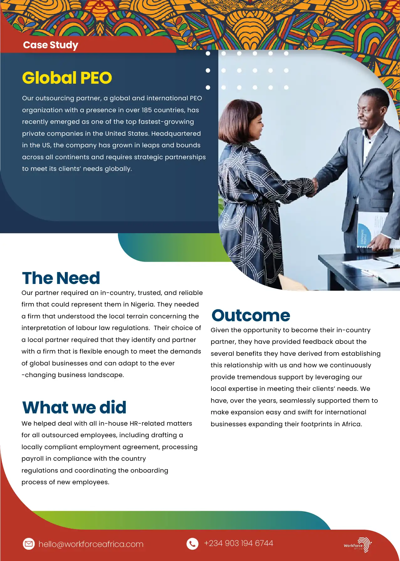case study Global PEO cover